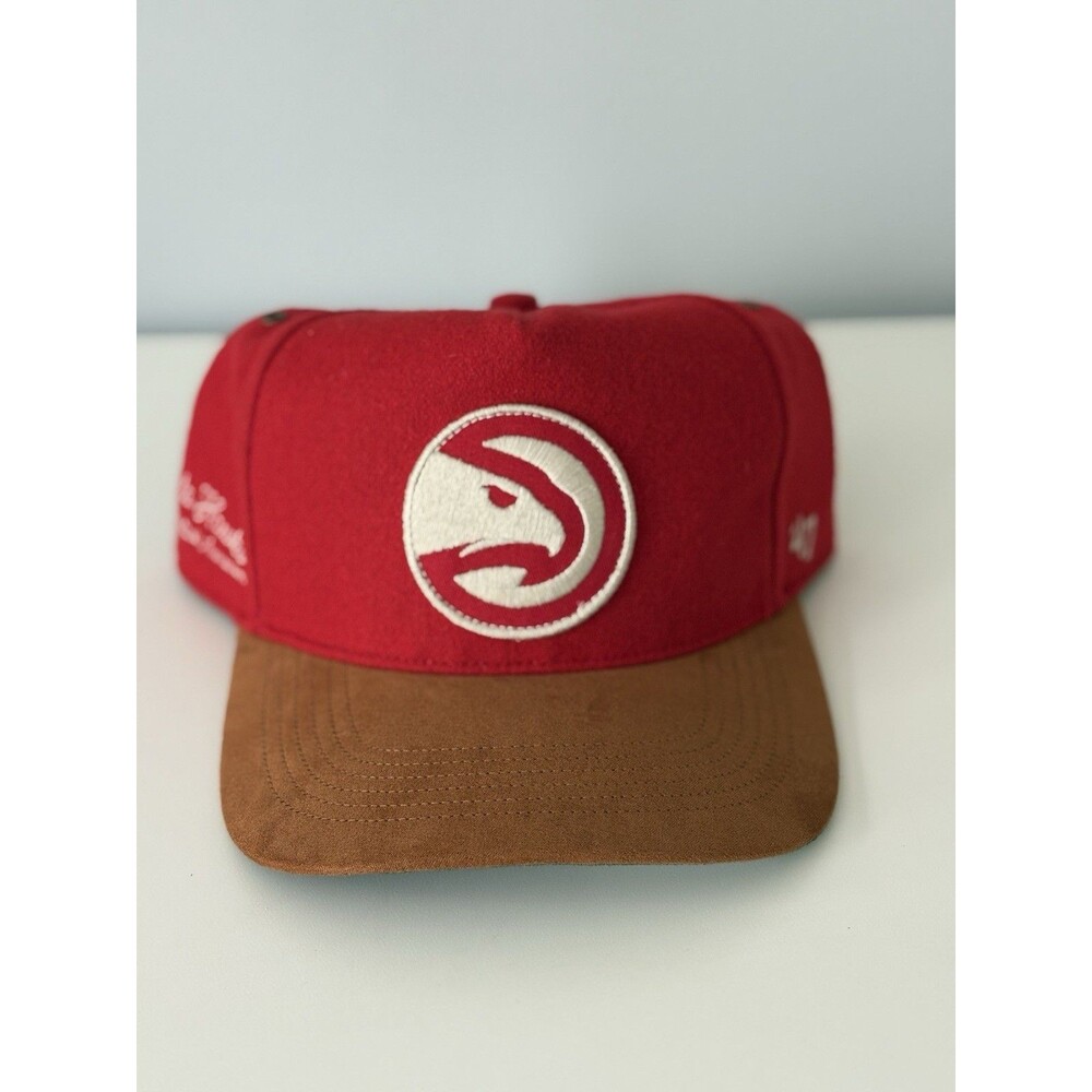 Men's '47  Atlanta Hawks Golden Age Hitch Wool Blend Hat NBA OSFA Red New!